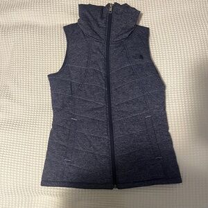 Navy North Face Vest